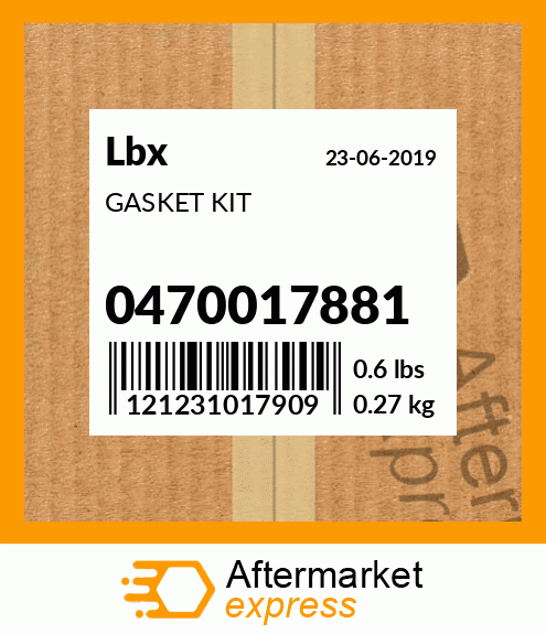 GASKET KIT 0470017881
