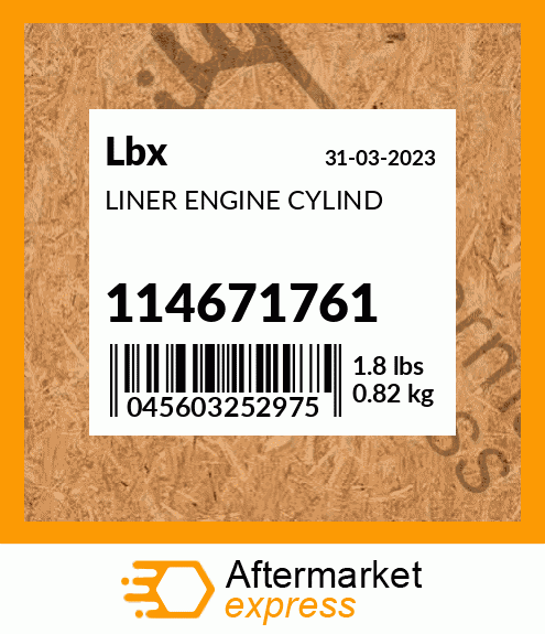 LINER ENGINE CYLIND 114671761