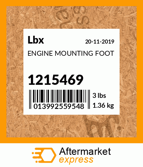 ENGINE MOUNTING FOOT 1215469