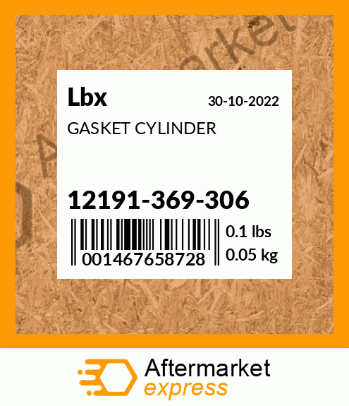 GASKET CYLINDER 12191-369-306