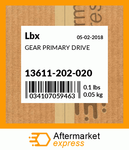 GEAR PRIMARY DRIVE 13611-202-020