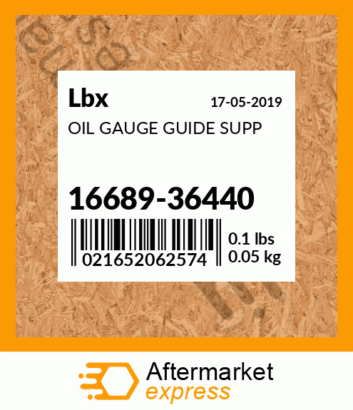 OIL GAUGE GUIDE SUPP 16689-36440