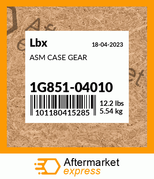 ASM CASE GEAR 1G851-04010