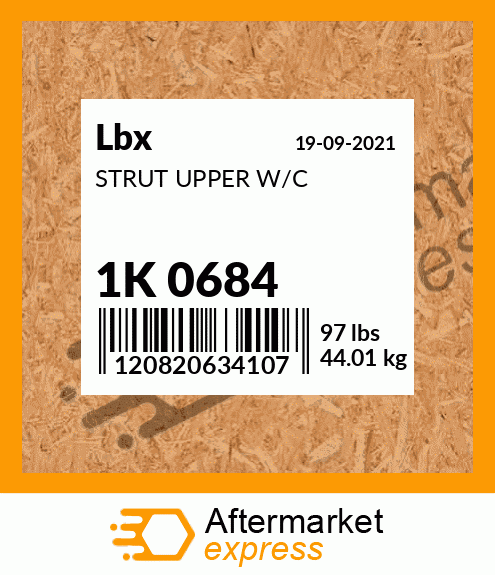 STRUT UPPER W/C 1K 0684