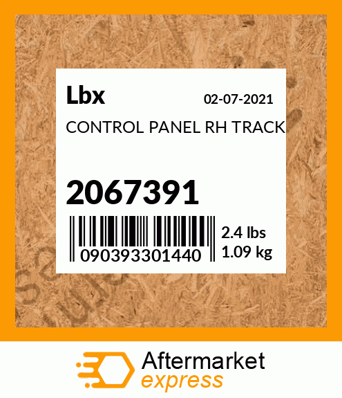 CONTROL PANEL RH TRACK 2067391