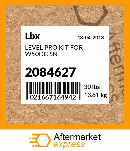 LEVEL PRO KIT FOR W50DC SN 2084627