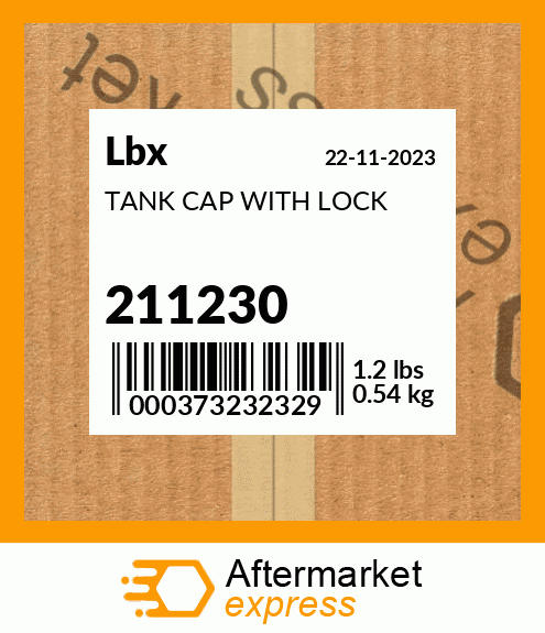 TANK CAP WITH LOCK 211230
