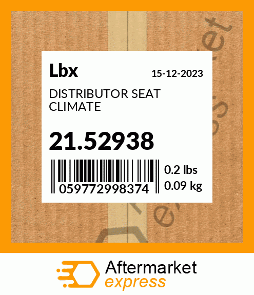 DISTRIBUTOR SEAT CLIMATE 21.52938