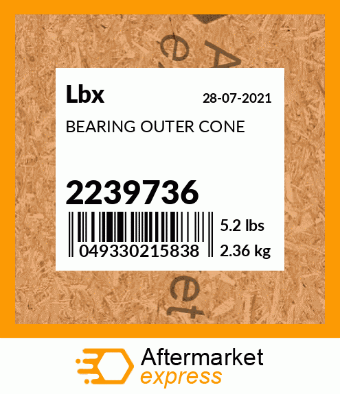 BEARING OUTER CONE 2239736