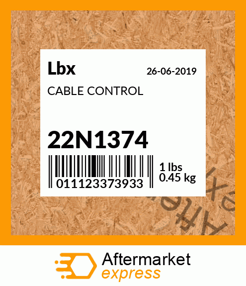 CABLE CONTROL 22N1374