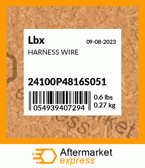 HARNESS WIRE 24100P4816S051