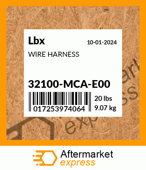 WIRE HARNESS 32100-MCA-E00