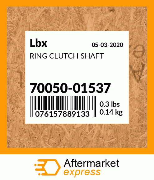 RING CLUTCH SHAFT 70050-01537