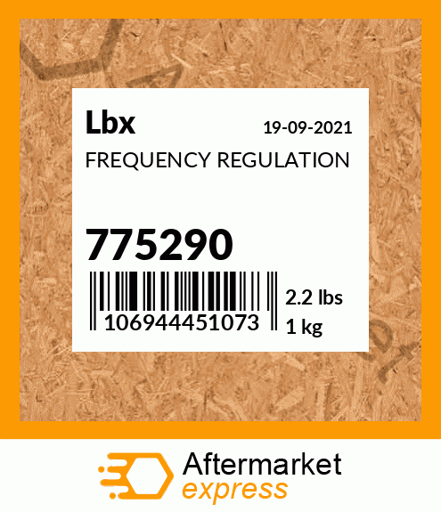 FREQUENCY REGULATION 775290