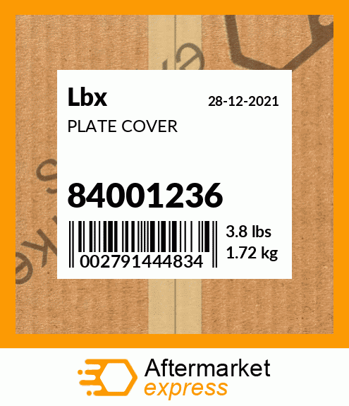 PLATE COVER 84001236