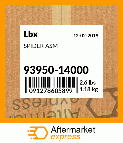 SPIDER ASM 93950-14000