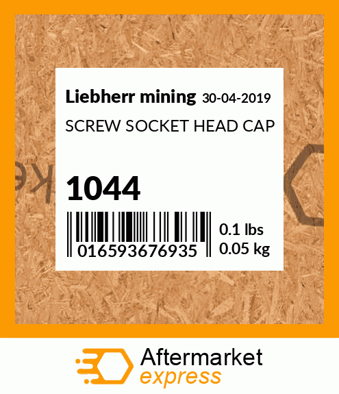 SCREW SOCKET HEAD CAP 1044