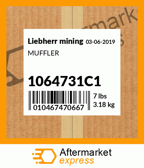 MUFFLER 1064731C1