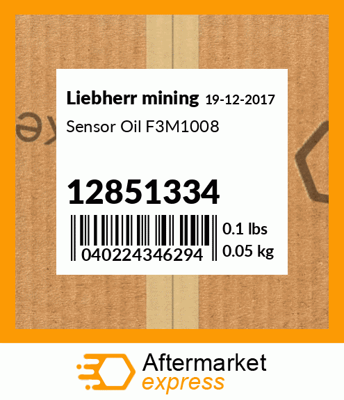Sensor Oil F3M1008 12851334