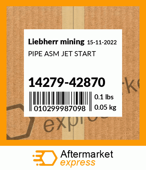 PIPE ASM JET START 14279-42870