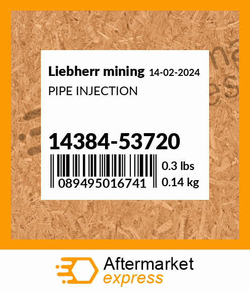 PIPE INJECTION 14384-53720