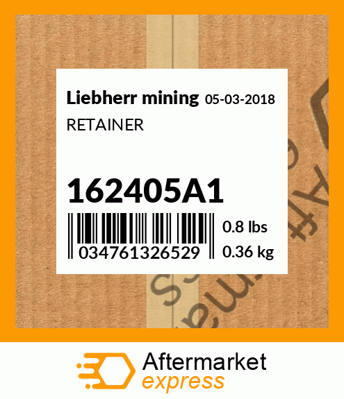 RETAINER 162405A1