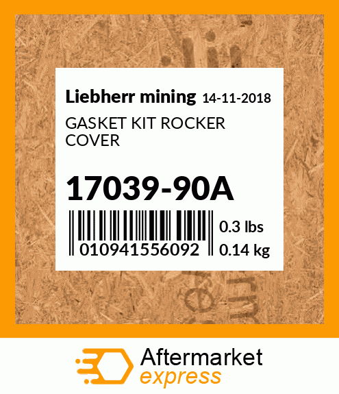 GASKET KIT ROCKER COVER 17039-90A