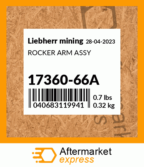 ROCKER ARM ASSY 17360-66A