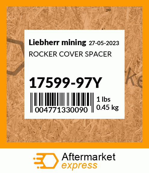 ROCKER COVER SPACER 17599-97Y