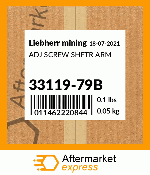 ADJ SCREW SHFTR ARM 33119-79B