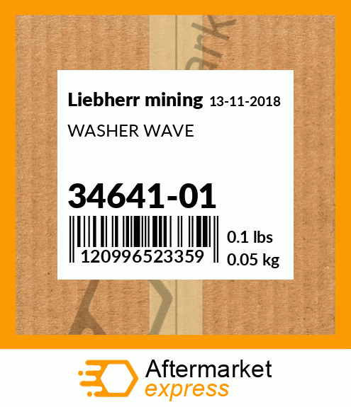 WASHER WAVE 34641-01