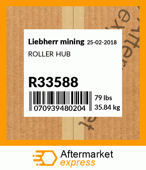 ROLLER HUB R33588