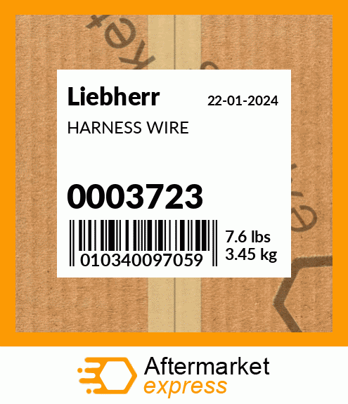 HARNESS WIRE 0003723