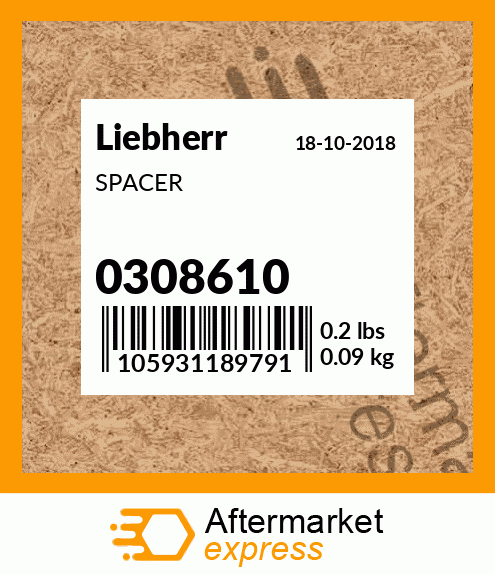 SPACER 0308610