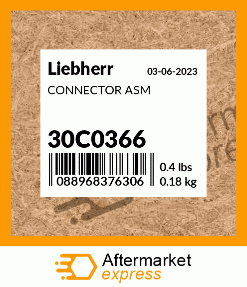 CONNECTOR ASM 30C0366