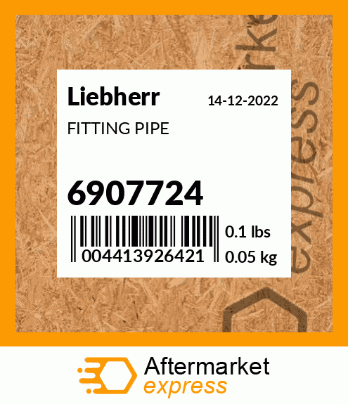 FITTING PIPE 6907724