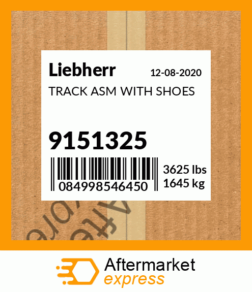 TRACK ASM WITH SHOES 9151325