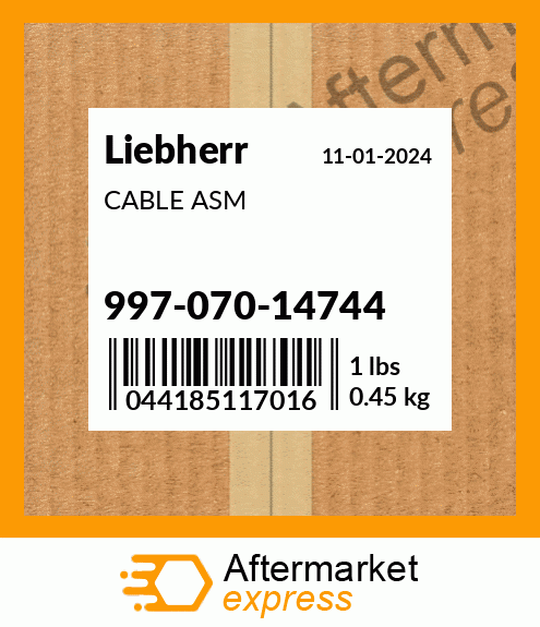CABLE ASM 997-070-14744