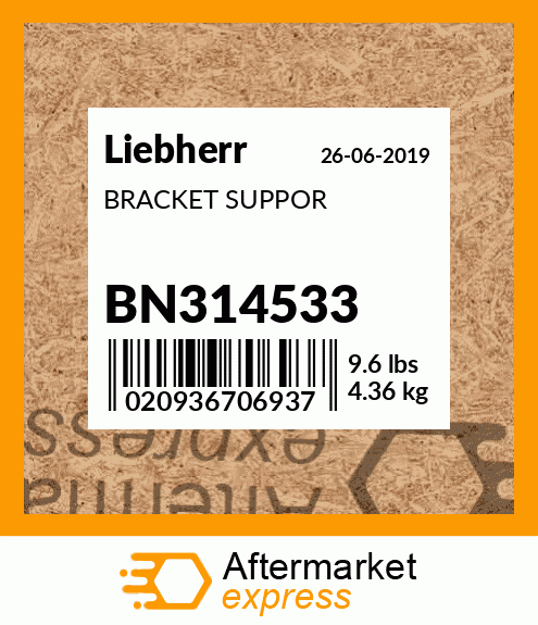 BRACKET SUPPOR BN314533