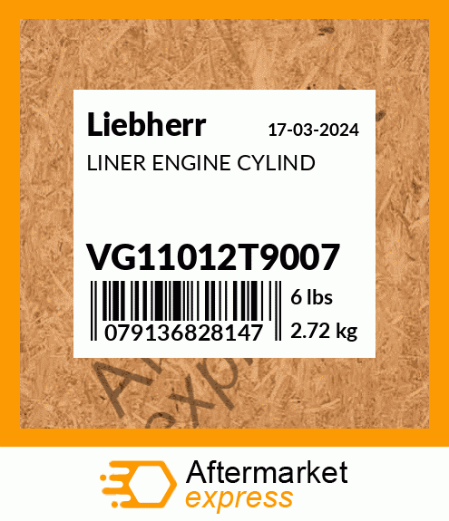 LINER ENGINE CYLIND VG11012T9007
