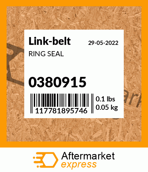 RING SEAL 0380915