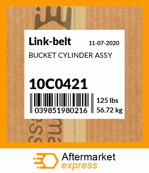 BUCKET CYLINDER ASSY 10C0421