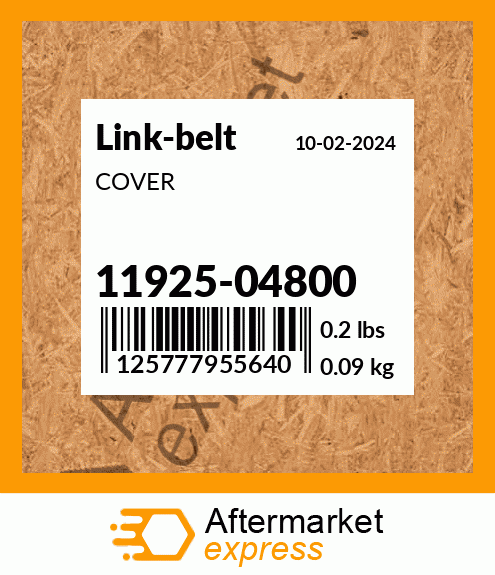 COVER 11925-04800