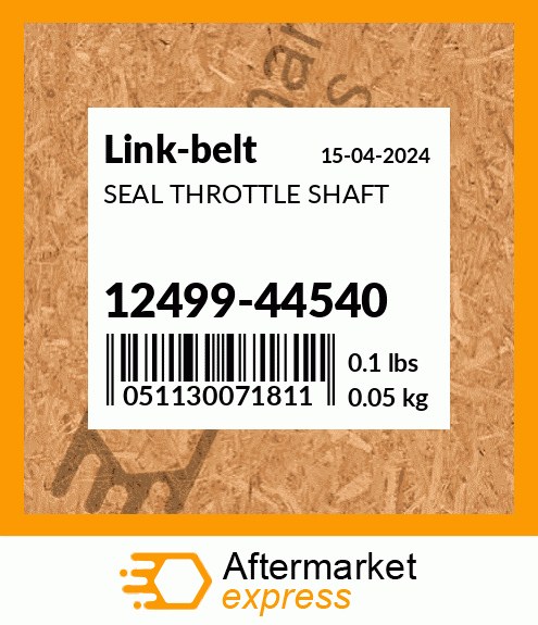 SEAL THROTTLE SHAFT 12499-44540