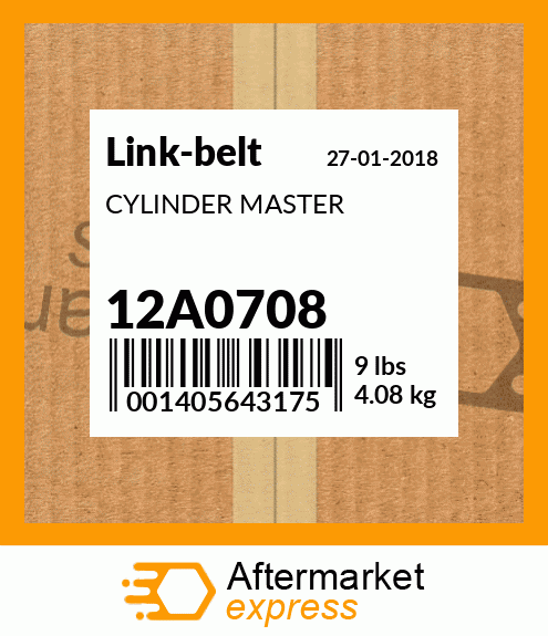 CYLINDER MASTER 12A0708