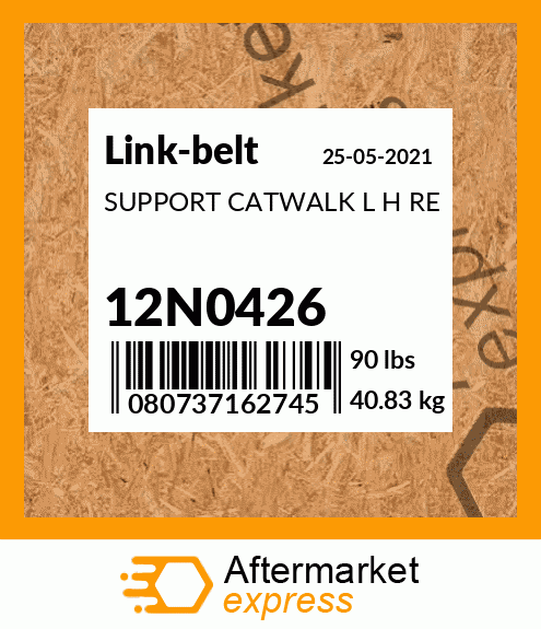 SUPPORT CATWALK L H RE 12N0426