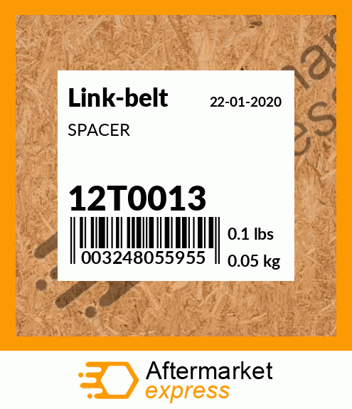 SPACER 12T0013
