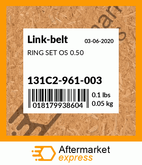 RING SET OS 0.50 131C2-961-003