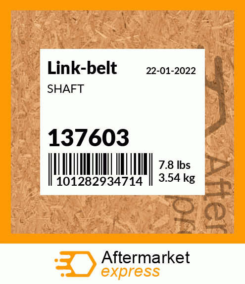 SHAFT 137603