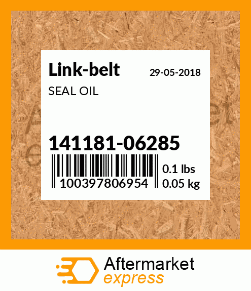 SEAL OIL 141181-06285